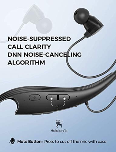 Bluetooth neckband headphones with audio and call management features, priced at $49.99 reduced to $35.99.