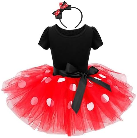 IWEMEK Baby Girls Polka Dots Princess Christmas Dress Wedding