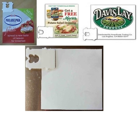 KWIK-LOK/STRIPLOK TFM (1 roll of 1,500) Bag Closure Clip Twist Tie Printable Machinable or Hand-Write (TGR-5, White)