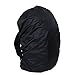 Joy Walker Backpack Rain Cover Waterproof Breathable Suitable for Hiking/Camping/Traveling (black, Middle (for 30-40L backpack))