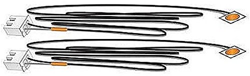 Woodland Scenics JP5736 Just Plug(TM) Lighting System, LED Stick-On Lights, 30mA Orange (2)