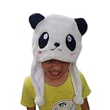 TopTie Girls Animal Design Winter Thermal Hat With Ears - Panda, Alpaca, Dolphin