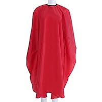 Thobu 1PC Pro Adult Waterproof Salon Hair Cut Hairdressing Barbers Cape Gown Cloth Cutting Hair Waterproof Cloth Salon Barber Red