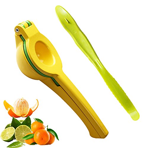 Lemon Squeezer Lime Manual Juicer with Multifunctional Orange Peeler