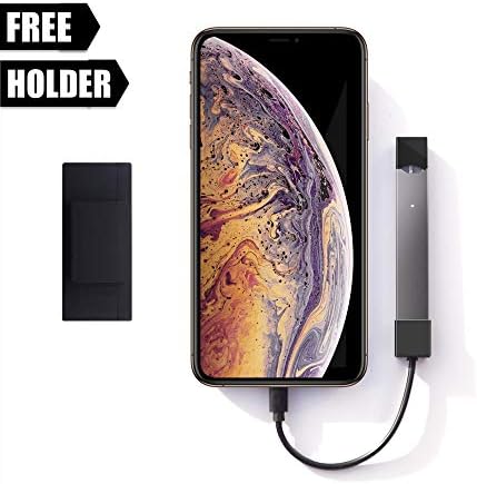 JULINK Charger and Holder - Charge Your Device with Your Smartphone - Lightning, Micro USB and Type C - Magnetic New 2019