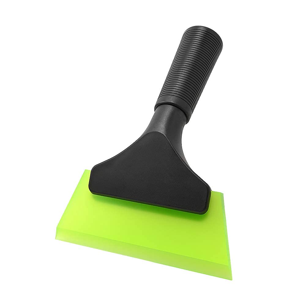 Photo 1 of FOSHIO Small Squeegee with 5 Inch Green Rubber Blade Mini Wiper Window Tinting Tools for Mirror Glass Window Cleaner with Non-Slip Handle