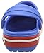 crocs Kids' Crocband II.5 Clog (Toddler/Little Kid),Varsity Blue/Red,8-9 M US Toddler