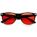 zeroUV - Rare Color Tinted Lens Classic Horn Rimmed Sunglasses