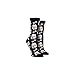 Socksmith Women's Socks Lucky Cat Crew Black 1pair
