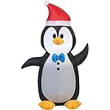 Airblown Inflatable Outdoor Christmas Characters - 4 foot tall (Penguin) (4' Inflatable Penguin)