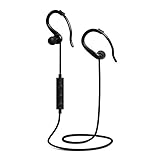 MKT BT-008 Wireless In-Ear Sweatproof Bluetooth Headphones with Mic, Black