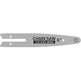DocSmart 6 Inch Power Chainsaw Guide Bar Replacement, 1pc 6'' Guide Bar for DocSmart Mini Chainsaw