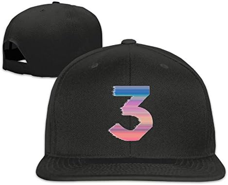 Chance The Rapper Cool Concert Design Flat Bill Snapback Adjustable Tour Caps Black