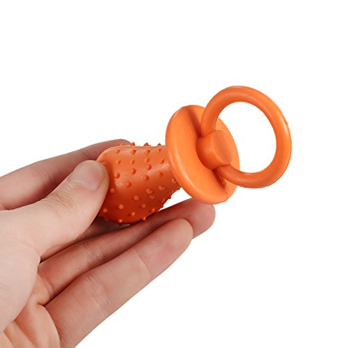 Vivian Pet Puppy Dog Chew Toy Rubber Pacifier Resistant Clean Teeth Set of 3PCS Radom Color - Thumbnail 7