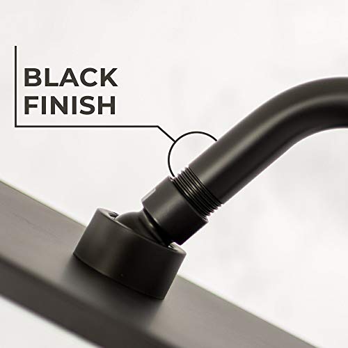 12 Inch Shower Head Extension Arm by JSJacksonSupplies S Shaped Design