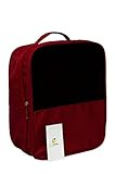 HomeStrap Travel Shoe Pouch/Bag / Store upto 3 Pair o footwear , Red