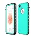 iPhone SE/5/5S Waterproof Case, iThrough iPhone SE/5/5S Underwater Case, Dust Drop Snow Shock Proof, Heavy Duty Protective Carrying Case Cover for iPhone SE 5S 5 (Lake Blue)