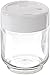 Euro Cuisine Glass Jars for Yogurt Maker with Date Indicator Lids, Clear, 6 Ounce, Set of 8 6oz Glass Jars, Ideal for Yogurt, Parfaits, & More - Clear, Multipurpose Yogurt Containers