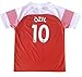 LES TRICOT 2017/2018 Arsenal Home #11 Mesut Ozil Football Futbol Soccer Kids Jersey Shorts Socks Set Youth Sizes (10-11 Years)