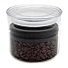 Planetary Design Airscape Glass Coffee and Food Storage Canister (1/2 lb Dry Beans) - Patented Airtight Lid Preserves Food Freshness - Two Way Valve Releases CO2-32oz Glass Storage Container