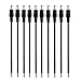 inShareplus 10 Pairs DC Power Pigtail Cable, 5.5 X 2.1mm 12V DC Male & Female Cable Connector for CCTV Security Camera, DVR, Car Rearview Monitor System Video, LED Strip Light, Low Voltage Application