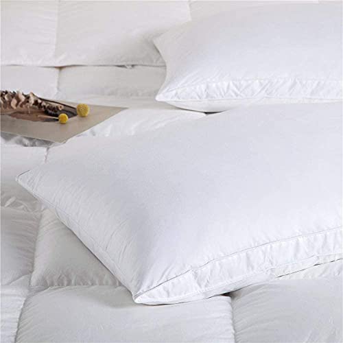 puredown Goose Feather Down Sleeping Pillow, Soft Bed Sleeping Pillow