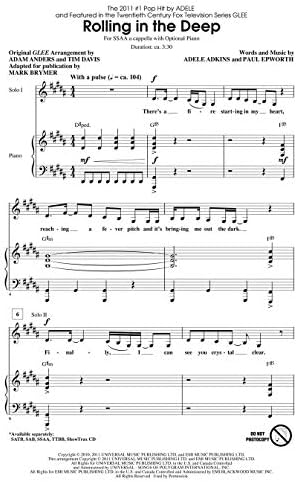Adele: Rolling In The Deep (Brymer) - SSAA. Partitions pour SSAA, Accompagnement Piano, Chorale