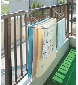 Amazon Co Jp ベランダ用バスタオルハンガー ホーム キッチン