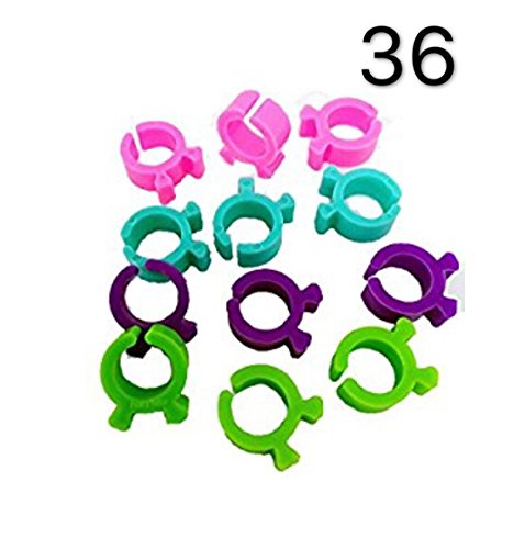 36 Pcs Bobbin Holders Clamps Clips Best Bobbin Buddies for Embroidery, Quilting and Sewing Thread PeavyTailor