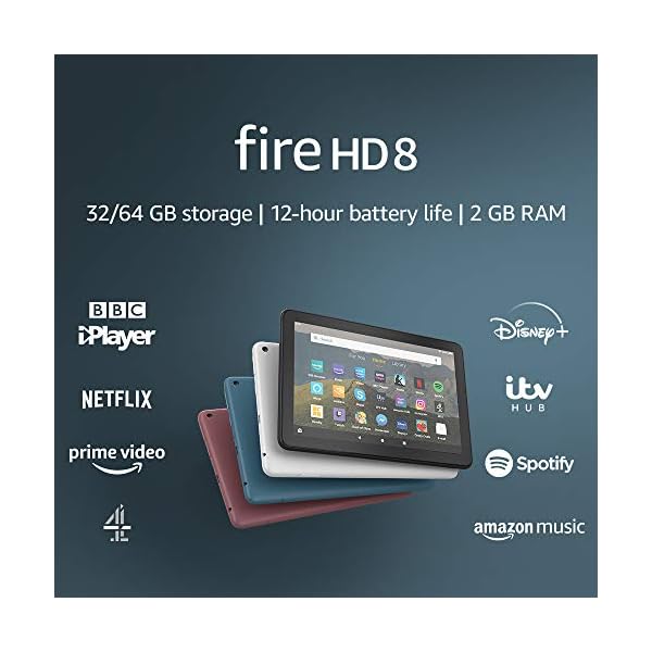 Fire-HD-8-Tablet-8-HD-display-32-GB-White-with-Ads-designed-for-portable-entertainment Fire HD 8 Tablet, 8" HD display, 32 GB, White - with Ads, designed for portable entertainment (2020 release)