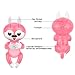 Finger Baby Squirrel & Fidget Spinner , Youeeku Interactive Pet Kids Smart Colorful Fingers Smart Induction Electronic Toys for Kids Children - Pink