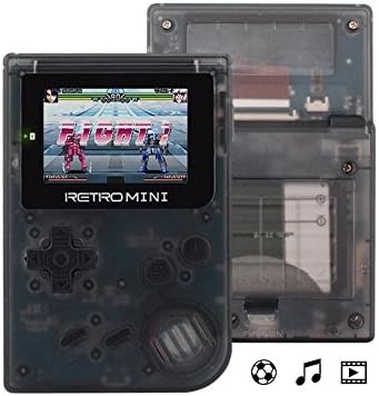 (Retor MINI) Handheld Game Console , Mini Translucent Game Console GBA System , build-in with 40 Classic GBA Games Console , 900+ Classic Games support TF card, for Kid's Christmas Thanksgiving Gift