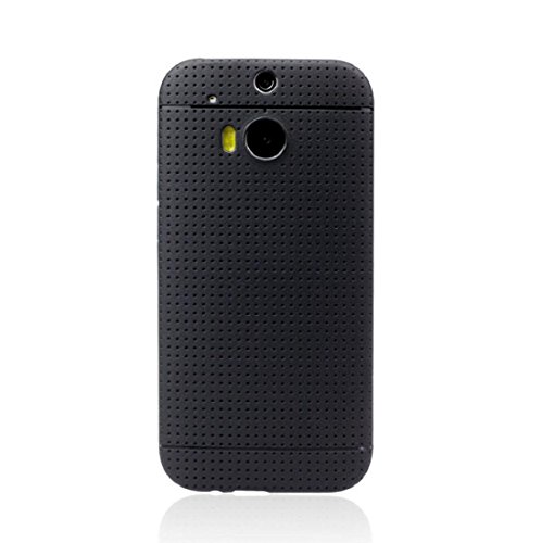 HTC ONE M8 Case, HP95(TM) Multihole Dots Gel TPU Case Cover Skin Shield for HTC ONE M8 (D)