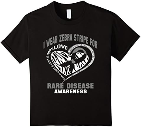 Rare Disease Awareness T-Shirt - Kids 12 - Black