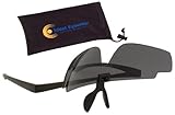 Flip Up Sunglasses with Polarized Lenses by Ideal Eyewear - Great for Cycling, Baseball, Fishing, & Hiking