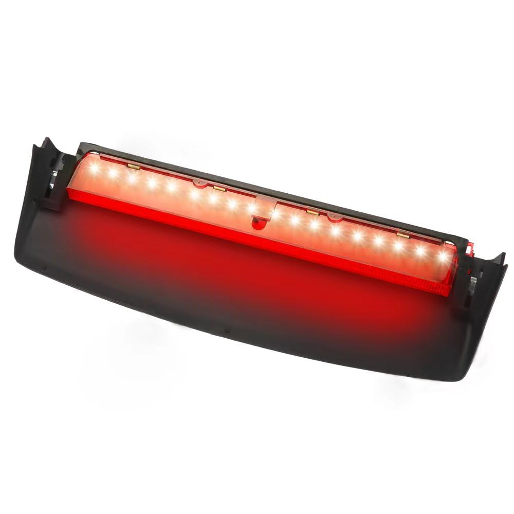 Photo 1 of YOLLKY Tail High Mount Brake Stop Light Third Brake Light High Mount Stop Lamp Red Lights - Compatible for Audi A4 S4 - Replace Part 8K5945097