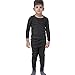Arctic Pole Boys Thermal Underwear set 7 Black