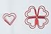 Funnylive Red Heart-Shaped 25x25 mm Teacher Gift Quality Paper Clips DIY Creative Bookmarks Tough Stainless Steel