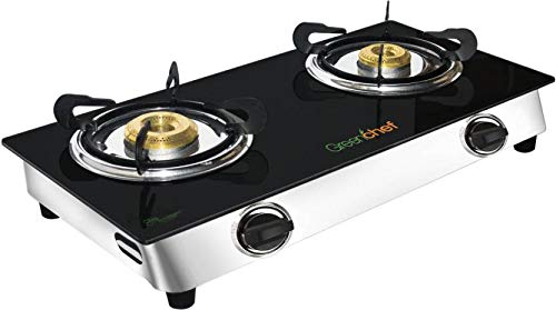 green chef 3 burner glass top gas stove