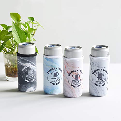 image for CM Soft Neoprene Slim Can Sleeves Insulators Slim Can Covers for 12 Fl
