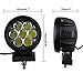 Audak 2Pcs 35W Spot Beam 4.5 Inch Round LED Work Light Driving Lights Spotlights for Off Road 4×4 Pickup Truckthumb 1