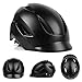 MOKFIRE Adult Bike Helmet That's Light, Cool & Sleek, Bicycle Cycling Helmet with Rear Light for Urban Commuter Adjustable Size for Adults Men/Women - Black