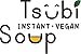 Tsubi Miso Soup FREEZE DRIED, VEGAN INSTANT SOUP, LOW CARB NON-GMO GLUTEN FREE NO MSG, 6 oz Servings (Crunchy Vegetables, 4 Pack (Box))