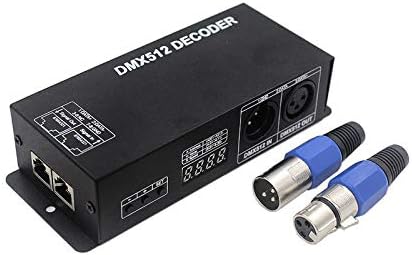 Tmand Rgb Dmx512 Decoder Dc12V~24V 3Chx4A Rgb Dmx512 Decoder With Digital Display