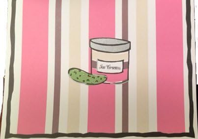 Inviting Company Pickles and Ice Cream Blank Notecards