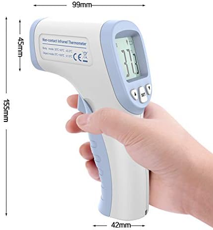 Clinical Forehead and Ear Thermometer - Dual Mode Infrared Digital Thermometer with Fever Warning, FDA Approved Accurate Best for Checking Temperature of Child Toddler Baby Adult