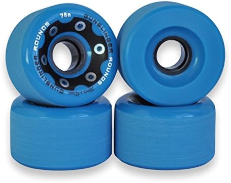 Gunslinger Rounds Longboard Wheels - Blue