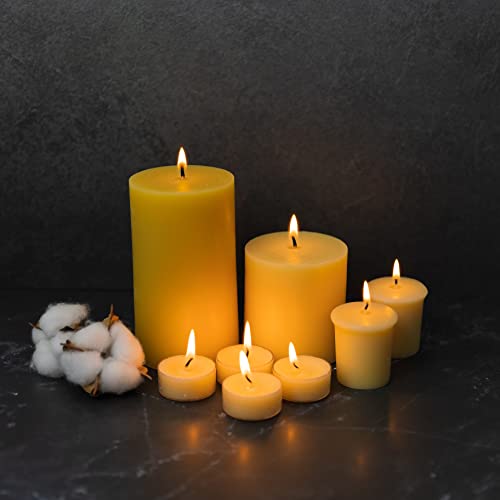 Beeswax Candles 100 Pure Handmade Natural for Gift Home Décor Non