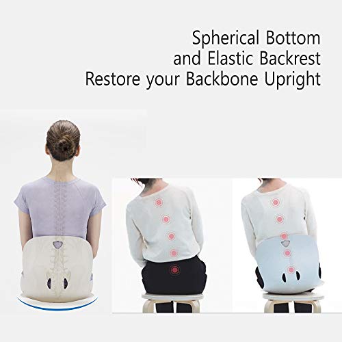 KMed LeverageBracing Support Chair Back Brace, Posture Corrector, Lumbar Support, Back