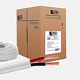 OSD 14 Gauge 2-Conductor 500FT UL CL3 Rated Oxygen Free In Wall Speaker Wire Pure Copper, Direct Burial Graded